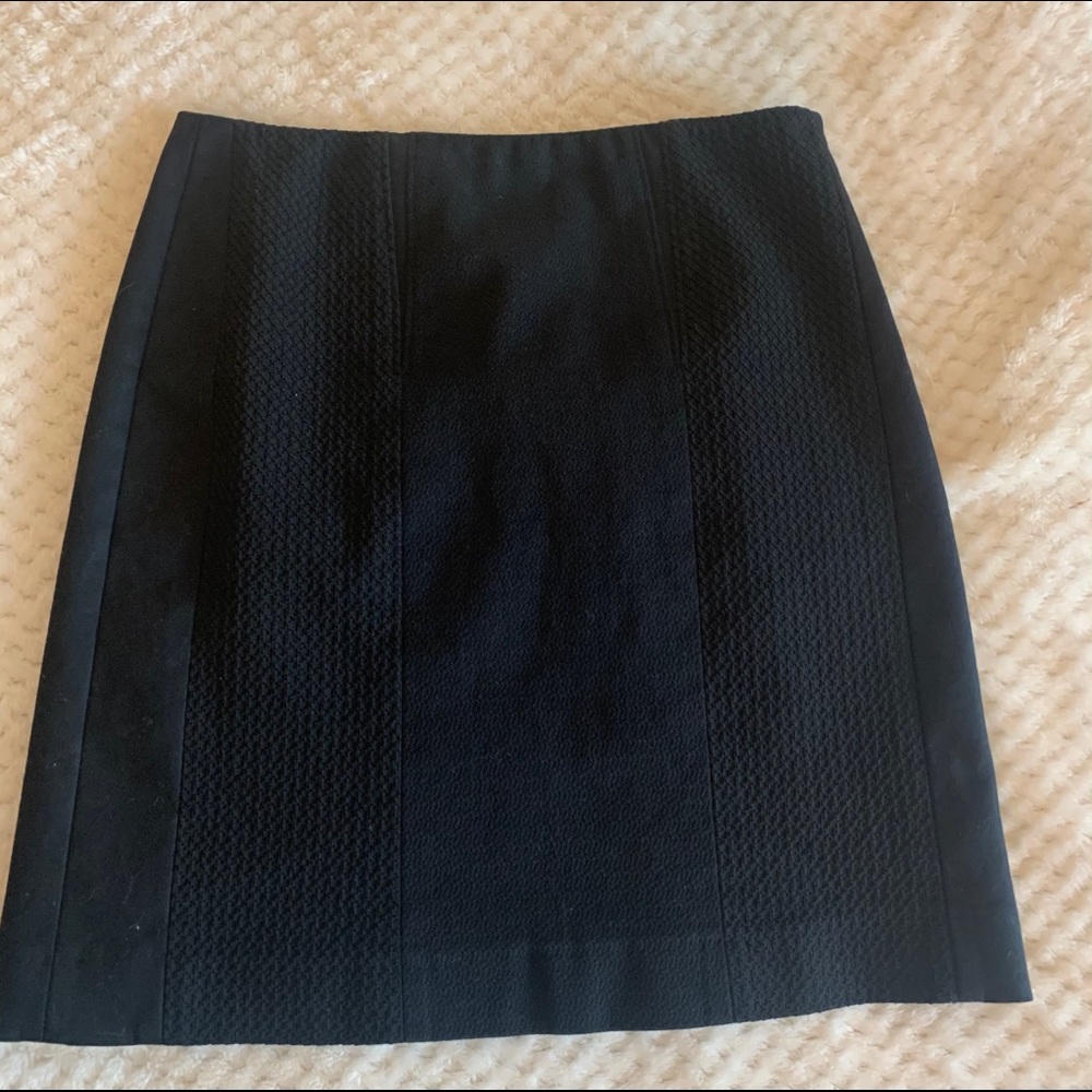 Black pencil skirt
